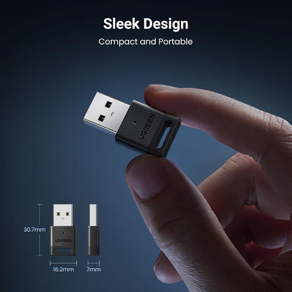 Ugreen, Bluetooth 5.3 Usb Adapter For Reliable And High-Speed Connectivity - Cm591 35995