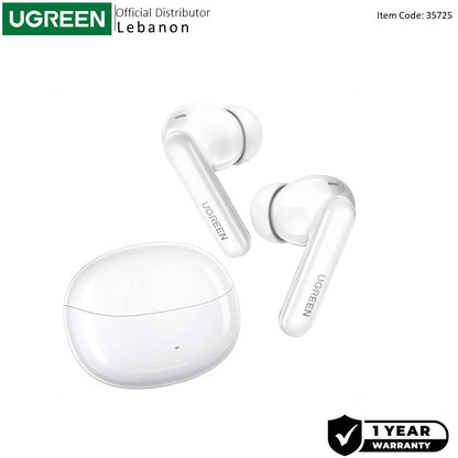 Ugreen, Hitune T3 Pro Bluetooth 5.4 Earbuds, Active Noise Cancellation Earphones, 4 Mics, 30 Hours Play Time - Ws206 35725