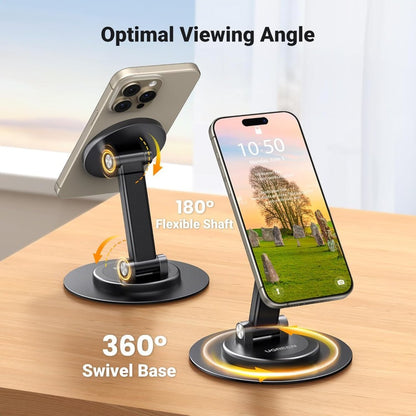 Ugreen, Magnetic Phone Stand For Magsafe, Height Adjustable With 360-Degree Rotating Base - Lp862 45376