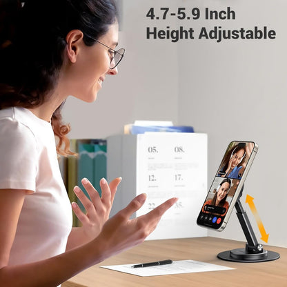 Ugreen, Magnetic Phone Stand For Magsafe, Height Adjustable With 360-Degree Rotating Base - Lp862 45376