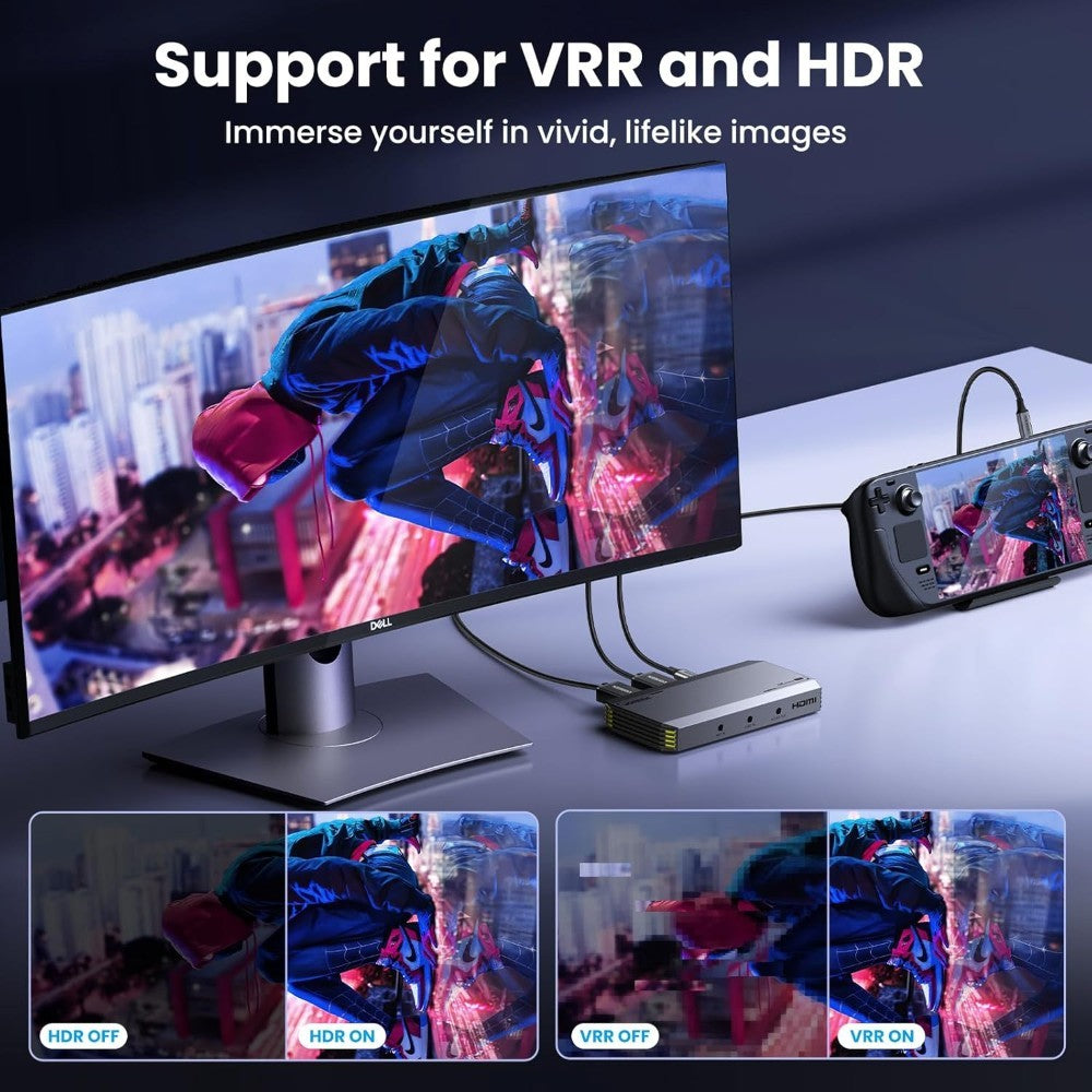 Ugreen, Professional Hdmi Video Capture, Card Ultra-Low Latency ? 4K@60Hz, 1080P@240Hz, Usb 3.0, Vrr & Hdr Support - Cm700 25173