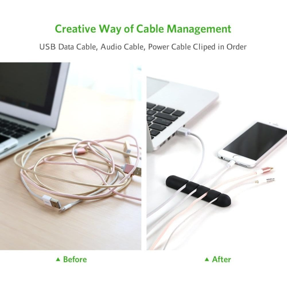 Ugreen, Cable Organizer With 4 Slots - Pack Of 2 - Lp114 30762