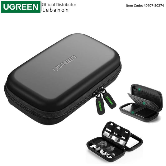 Ugreen, Multi-Functional Storage Bag For Hard Disk, Power Bank & Accessories - Lp128 40707 50274