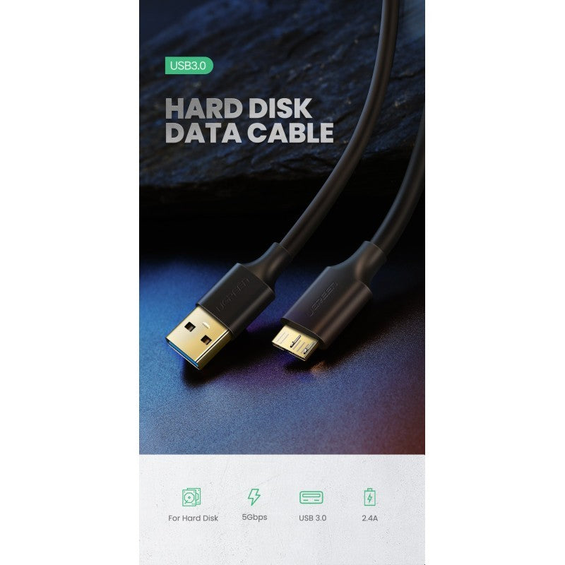 Ugreen, Hard Drive Data Cable Usb 3.0 A To Micro Usb 3.0 Cable, 0.5M 1M, - Us130 10840 10841