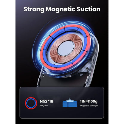 Ugreen, 2-In-1 Magnetic Wireless Car Charger ? 15W Fast Charging, Dashboard & Air Vent Mount - Cd345 15120