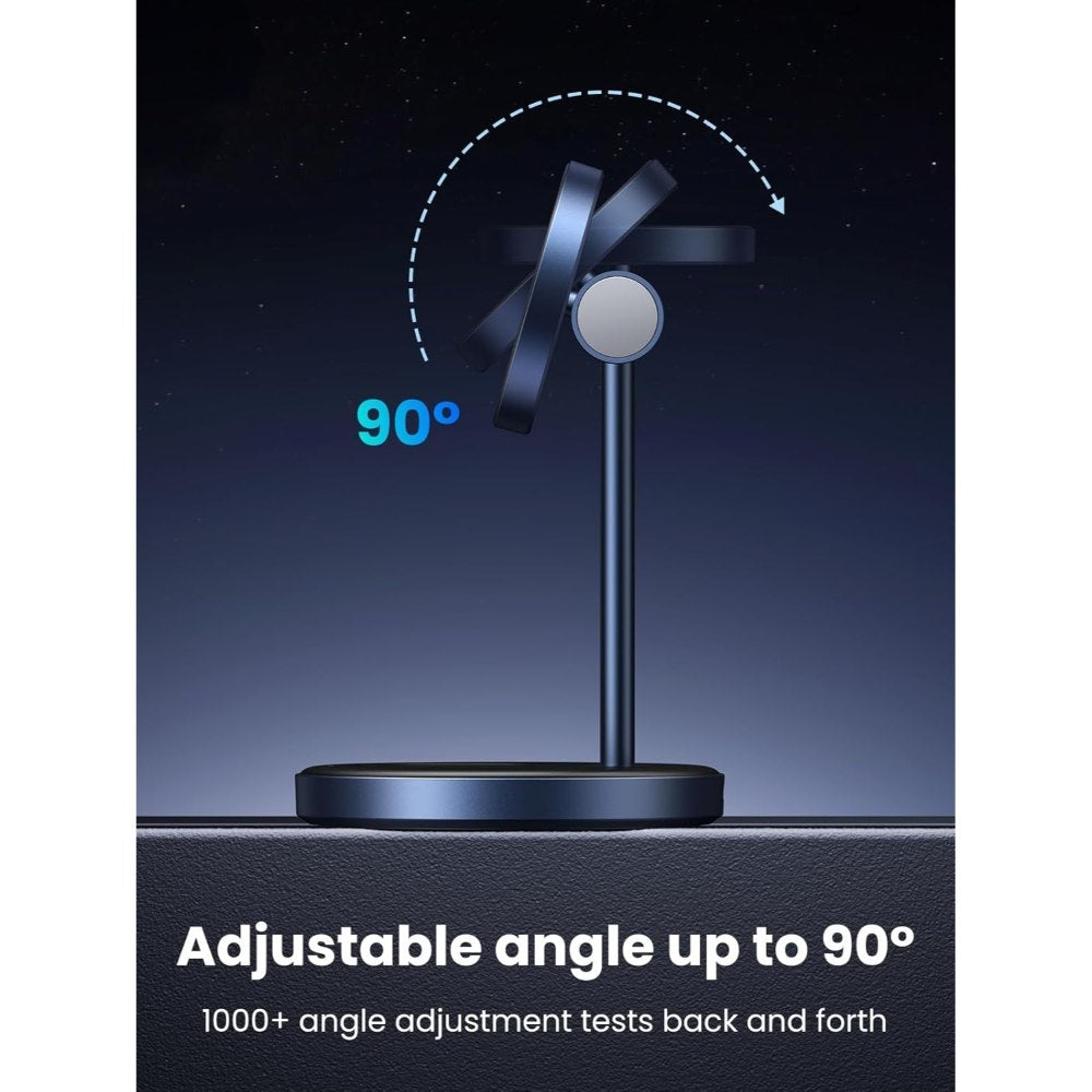 Ugreen, Qi-Certified 2-In-1 Magnetic Wireless Charger ? 20W Fast Charging For Iphone & Airpods - Cd317 90668
