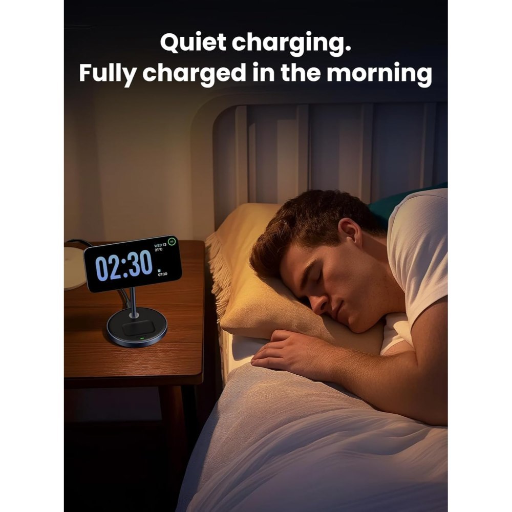 Ugreen, Qi-Certified 2-In-1 Magnetic Wireless Charger ? 20W Fast Charging For Iphone & Airpods - Cd317 90668