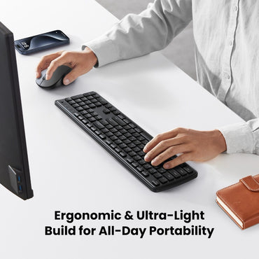 Ugreen, Built Strong. Built Smart. Silent And Comfortable Wireless Keyboard & Mouse Combo - Mk331 65781