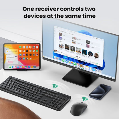 Ugreen, Built Strong. Built Smart. Silent And Comfortable Wireless Keyboard & Mouse Combo - Mk331 65781