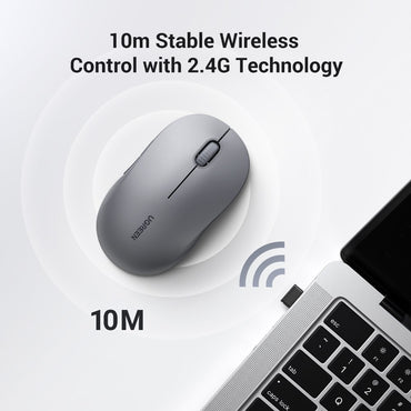 Ugreen, Bluetooth & Silent Wireless Mouse, 1600 Dpi, 6 Buttons, Long Battery Life - M332 65775