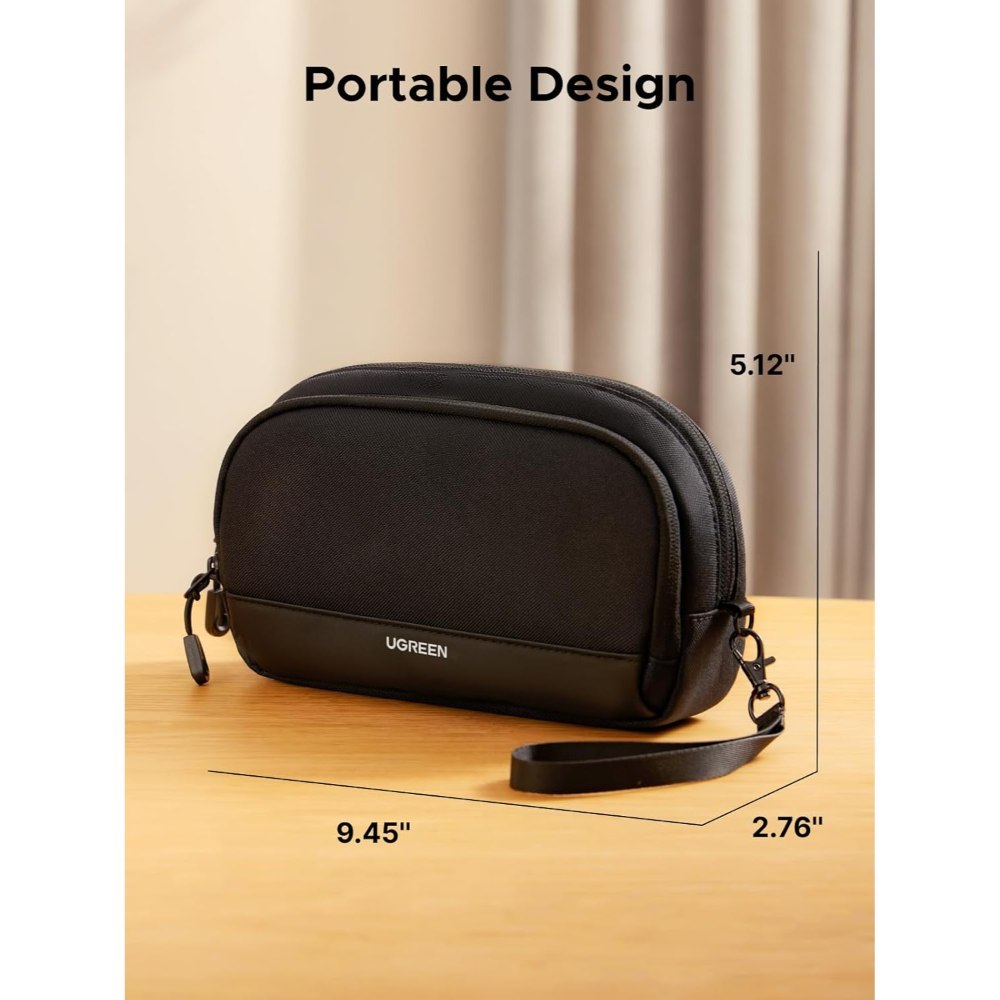 Ugreen, Premium Water-Resistant Electronics Travel Organizer Luxury Tech Edc Pouch - Lp930 65556