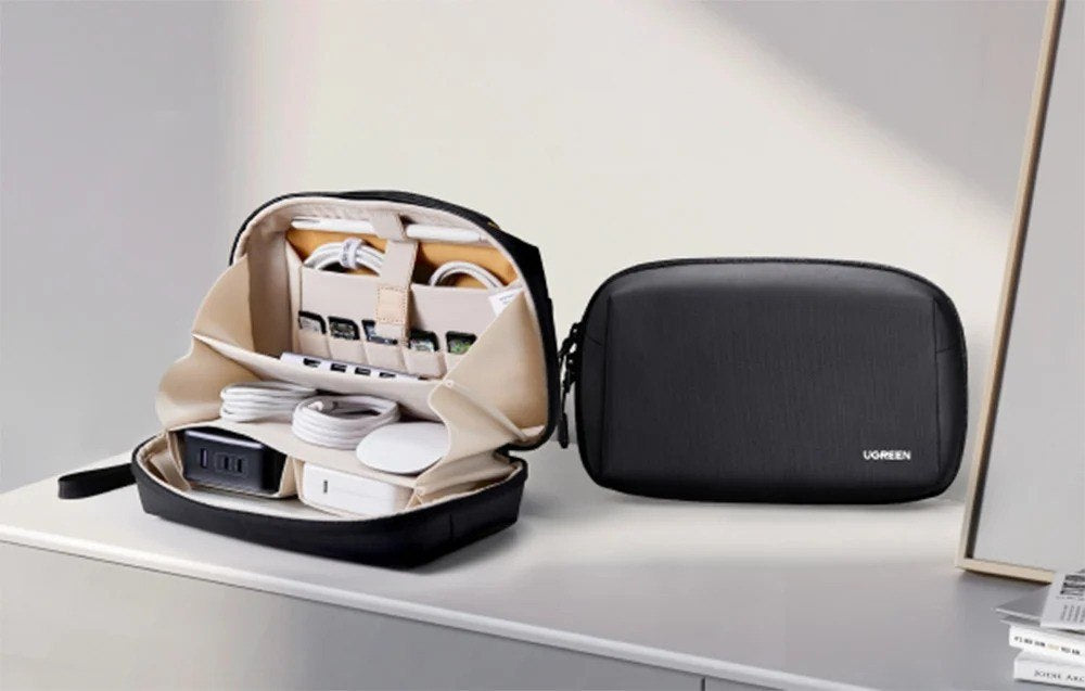 Ugreen, Ultimate Luxury Water Resistant Electronics Storage Case With 160? Wide Opening And Multiple Level Storage - Lp931 65554