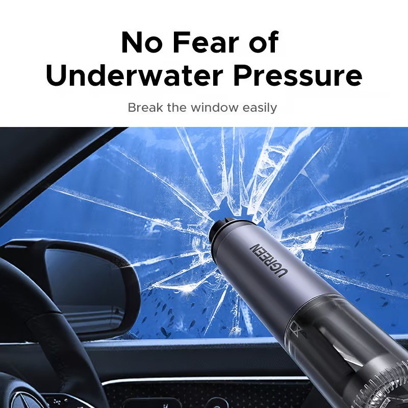 Ugreen, Emergency Car Window Breaker & Seatbelt Cutter ? Life-Saving Safety Tool - Lp821 35347