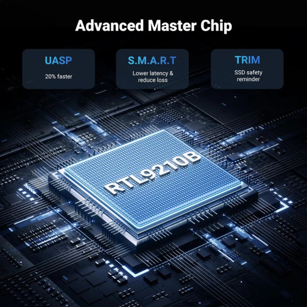 UGREEN M.2 NVMe SSD Enclosure ? 10Gbps USB-C 3.2 Gen 2, Aluminum Case, Up to 8TB - CM767 15813