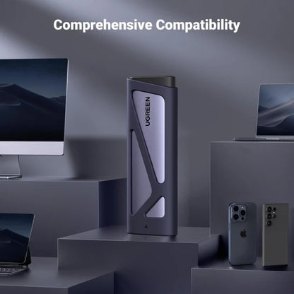 UGREEN M.2 NVMe SSD Enclosure ? 10Gbps USB-C 3.2 Gen 2, Aluminum Case, Up to 8TB - CM767 15813