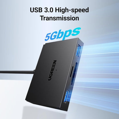 Ugreen, 4-In-1 Usb-C & Usb-A Card Reader With Usb Ports ? Sd, Tf, And Data Transfer Solution - Cm812 45167