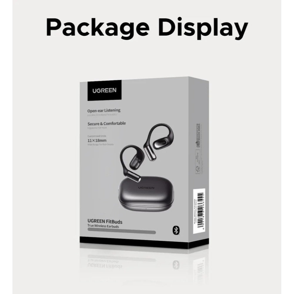 UGREEN, Premium Open-Ear Wireless Headbuds With Ai Noise-Canceling Microphones - Sports Earbuds - Ws213 65655 65387