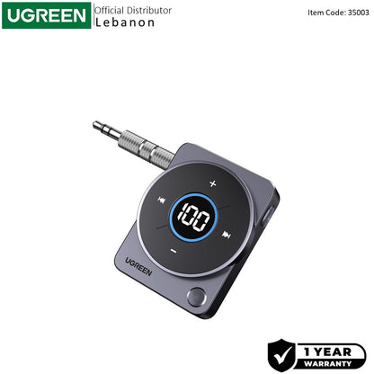 UGREEN, 5.4 Bluetooth Car Adapter ? Wireless Aux Receiver With Noise Cancellation - Cm724 35003