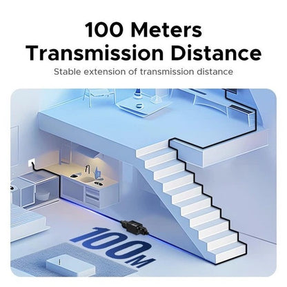 Ugreen, 10Gbps Rj45 Coupler Ethernet Extender Connector, POE support, up to 100 Meter transmission distance - NW326 55359