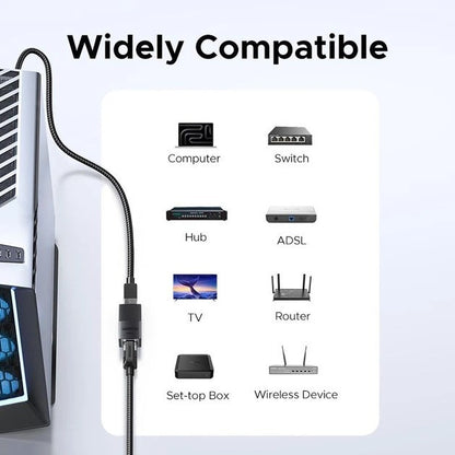 Ugreen, 10Gbps Rj45 Coupler Ethernet Extender Connector, POE support, up to 100 Meter transmission distance - NW326 55359