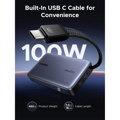 Ugreen, Power Bank 145W, 3 Ports, 20000 Mah, Fast Charging For Laptops, Macbooks, Smartphones, Tablets - Pb551 55992B