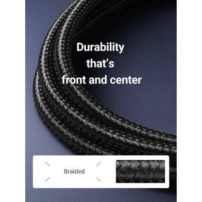UGREEN RJ45 Cat7 F/FTP Patch Cord Ethernet Cable, with Cotton Braid, Available in 0.5M, 1M, 2M, 3M, 5M, 10M, 15M - NW150