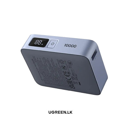 UGREEN 10000mAh 33W Ultra-Compact Power Bank with Built-in Cable - PB584 75173B