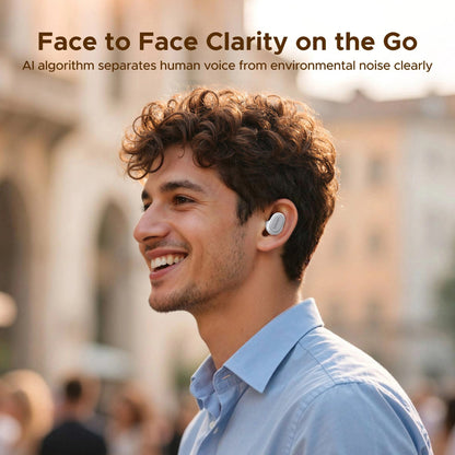UGREEN Dots TWS Wireless Earbuds: BT 6.0, 35H Battery, 10mm Drivers, ENC HD Calls, IPX5 Waterproof [White] - WS220 75627