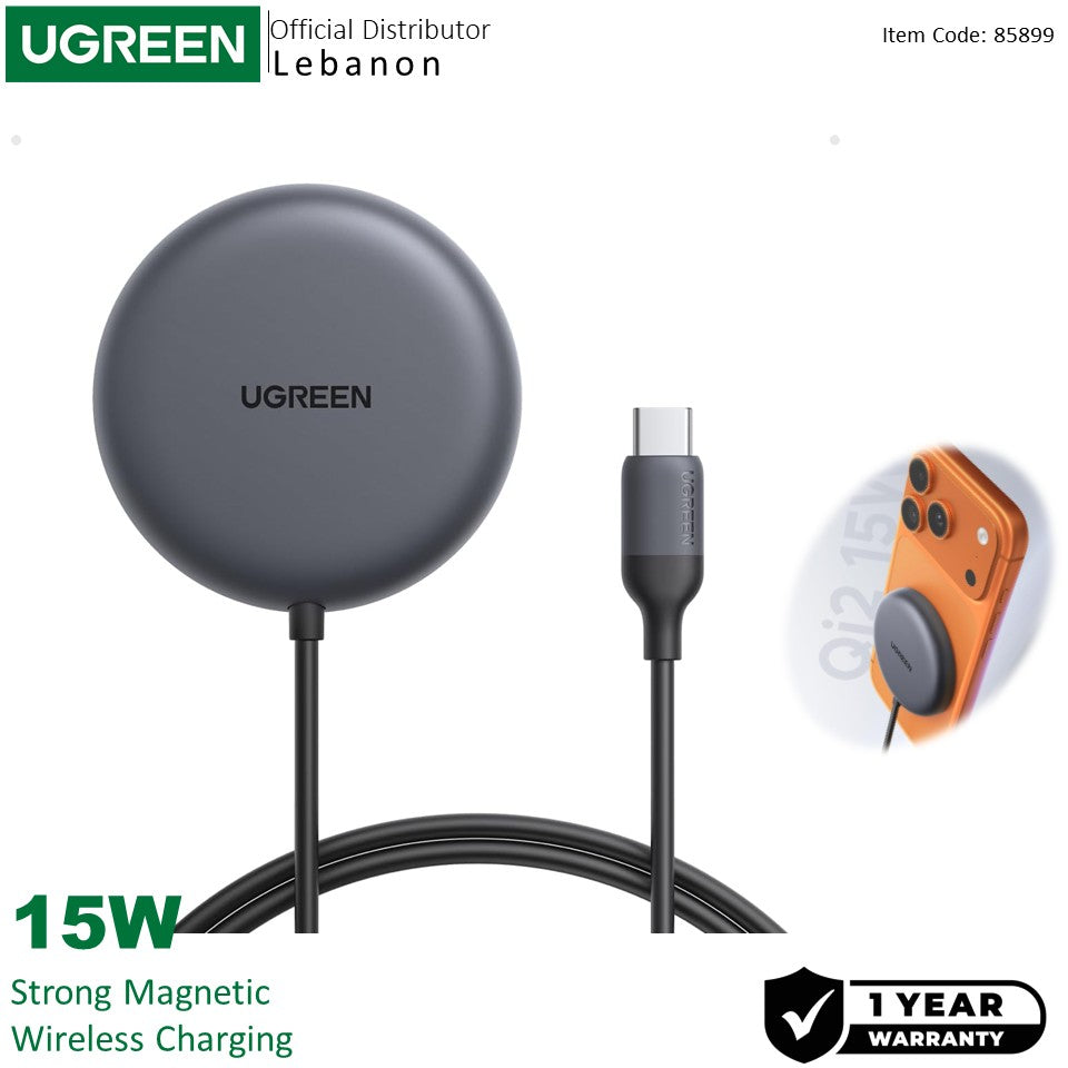 UGREEN Qi2 15W Magnetic Wireless Charger, Fast MagSafe Charging  for iPhone - W720 85899