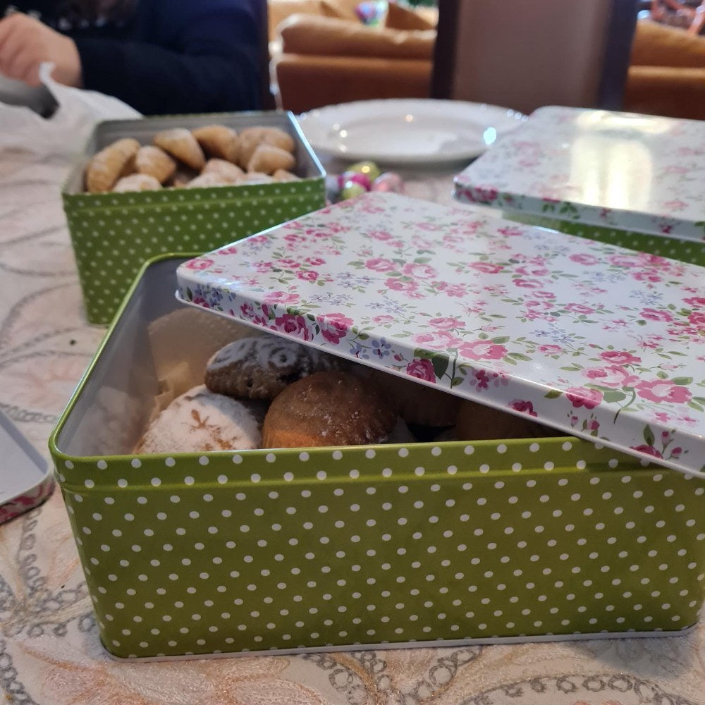 Reinhaus, Set Of 3 Pieces Rectangular Tin Boxes