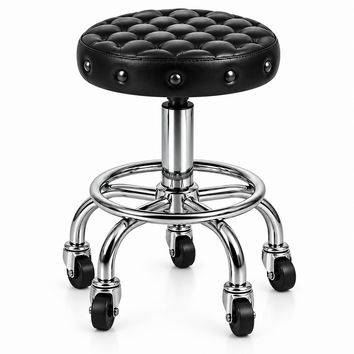 Professional Salon Stool Chair Adjustable Rolling Salon Tabouret ST244