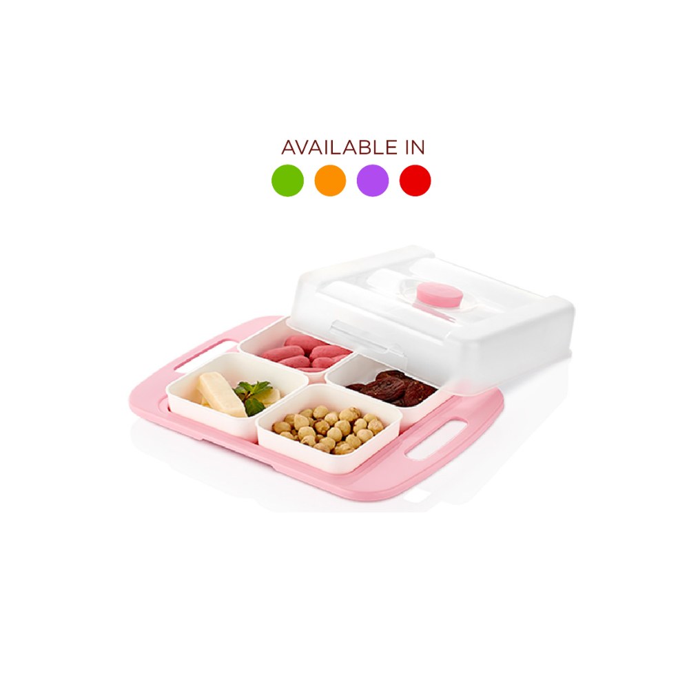Urve, Square Breakfast Set (Available in Green / Orange / Violet / Red), UR-3303