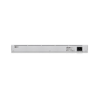 Ubiquiti, 48-Port, Layer 2 Switch, 32-Gbe Poe+, 16-Gbe, 4-Sfp (1G), Fanless, Silent Cooling, 195W
