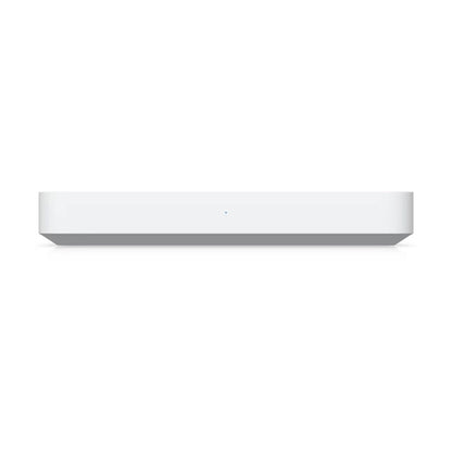 Ubiquiti, Desktop 10G independent gateway with integrated 4-port 2.5 GbE switch.