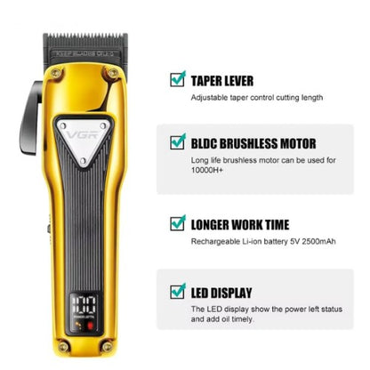 VGR, V-137 Premium Metal Housing Hair Clipper