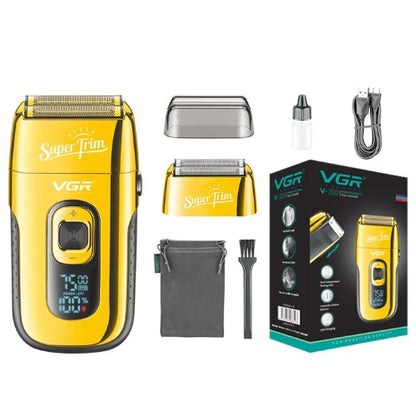 VGR, Super Trim Twin Blade Electric Foil Shaver And Beard Trimmer