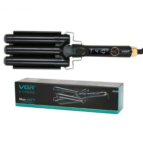 VGR, V-591 Professional 3 Barrel Curling Iron