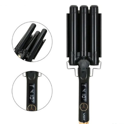 VGR, V-591 Professional 3 Barrel Curling Iron