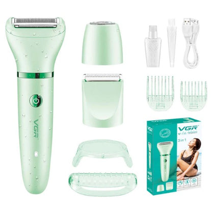 VGR, V-735 3 In 1 Professional Lady Shaver Set