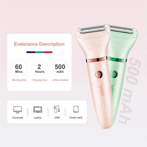 VGR, V-735 3 In 1 Professional Lady Shaver Set