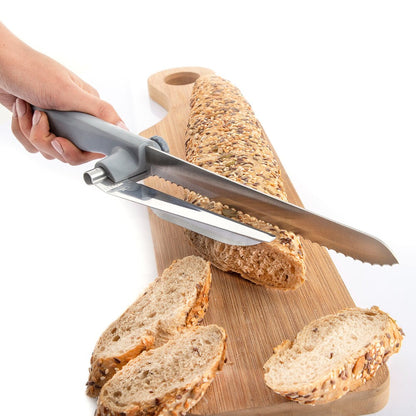 InnovaGoods, Bread Knife With Adjustable Cutting Guide Kutway, V0103422
