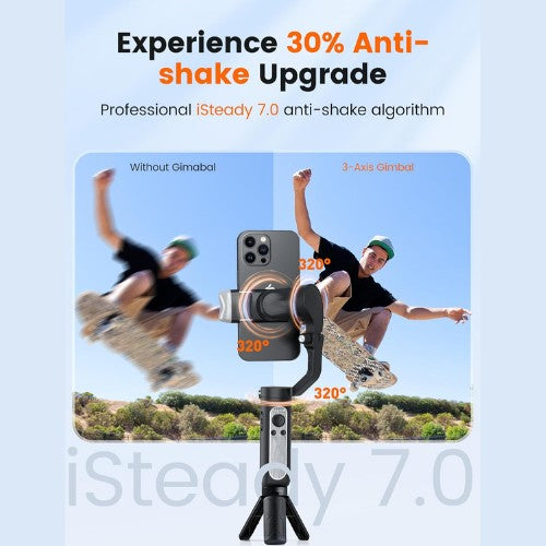 Jmary, Hohem Isteady Gimbal Stabilizer For Smartphone, 3-Axis Gimbal For Iphone, 1755