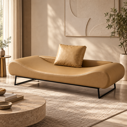 Aurelia Luxury Gold Fabric Sofa | HS236