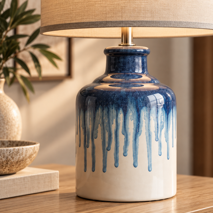Azure Ceramic Table Lamp | TL-001