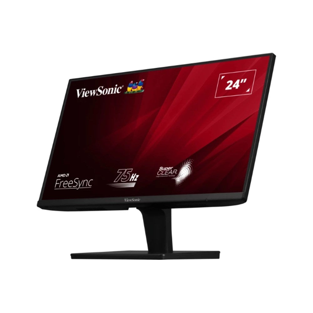 Viewsonic, Va24D1-H 23.8'' Monitor |Ips Technology|5Ms Response Time|Resolution: 1920X1080| Black| 100Hz | Blue Light Filter, Flicker Free Vga/Hdmi |Anti Glare | Contrast Ratio:1000:1| Viewing Angle 178? |Tilt | 1 Hdmi |1 Vga |1 Year Warranty