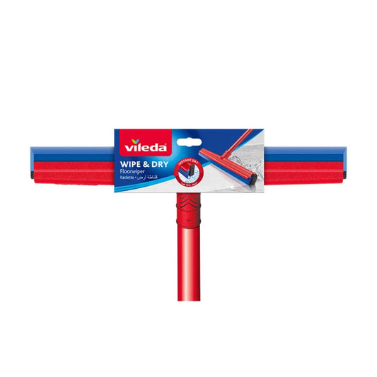 Vileda, Floor Wiper 2in1 Wipe & Dry with Handle, 42cm, VIL-200911