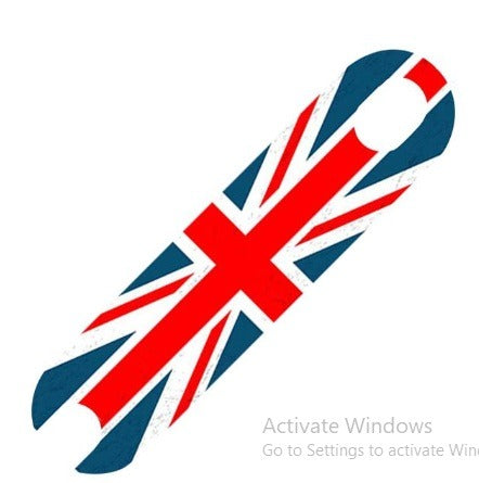 VLR, English Flags Footboard Sticker Sandpaper And Anti-Slip For Kickscooter