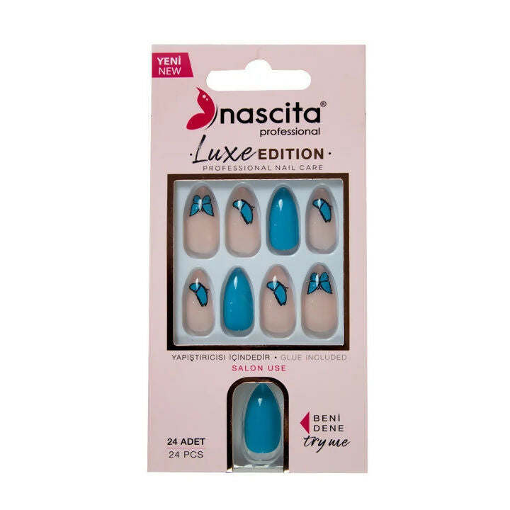 Nascita Luxe False Nails With Glue 247 Pack of 24