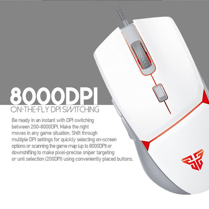 Fantech, Vx7 Crypto Rgb Gaming Mouse (Space Edition), Available in Different Colors