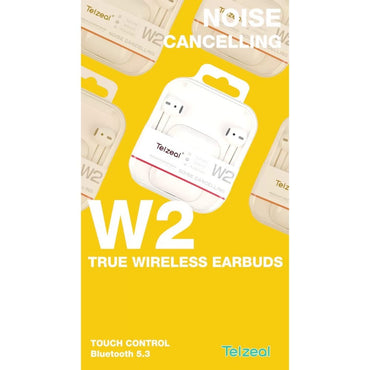 Telzeal, Wireless V5.3 Touch Control Hd Sound Quality Noise Cancellation
